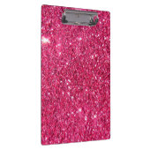 Glamor Hot Pink Glitter Klembord (Rechts)