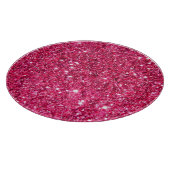 Glamor Hot Pink Glitter Snijplank (Hoek)