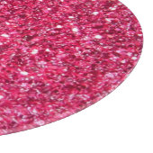 Glamor Hot Pink Glitter Snijplank (Hoek)