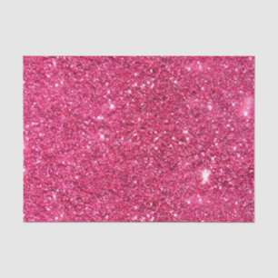 Glamor Hot Pink Glitter Tissuepapier