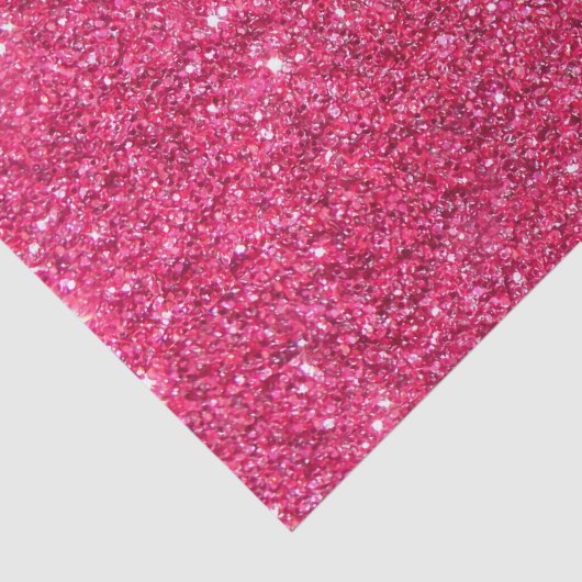 Glamor Hot Pink Glitter Tissuepapier (Detail)