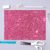 Glamor Hot Pink Glitter Tissuepapier (Craft)