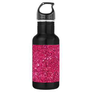 Glamor Hot Pink Glitter Waterfles