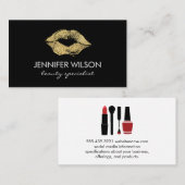 Glamor Kiss Makeup en Beauty Visitekaartje (Voorkant / Achterkant)