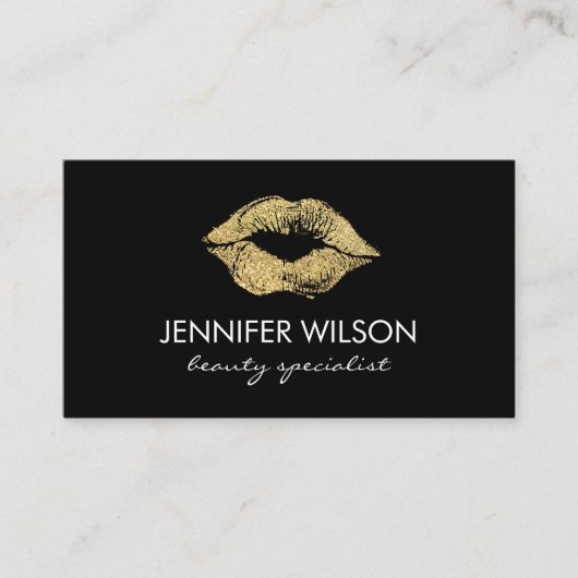 Glamor Kiss Makeup en Beauty Visitekaartje (Voorkant)