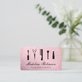 Glamor Kit Tools met Elegant Ruby Glitter Visitekaartje (Staand voorkant)