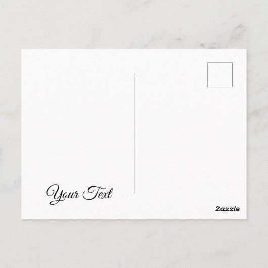 Glamor Kitten. Briefkaart (Achterkant)