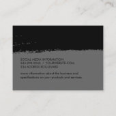 Glamor Luxe Expressive Visitekaartje (Achterkant)