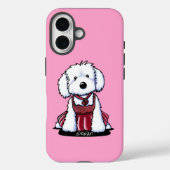 Glamor Maltese Dog iPhone Case (Achterkant)