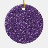 Glamor Paars houden kalm op maat Keramisch Ornament (Voorkant)