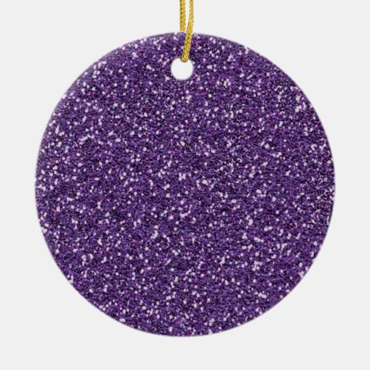 Glamor Paars houden kalm op maat Keramisch Ornament (Voorkant)