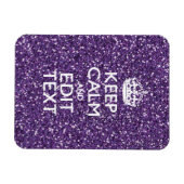 Glamor Paars houden kalm op maat Magneet (Horizontaal)