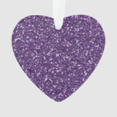 Glamor Paars houden kalm op maat Ornament (achterkant)