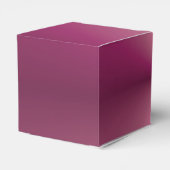 Glamor Pink Paarse Moderne Elegant Sjabloon Bedankdoosjes (Achterkant)