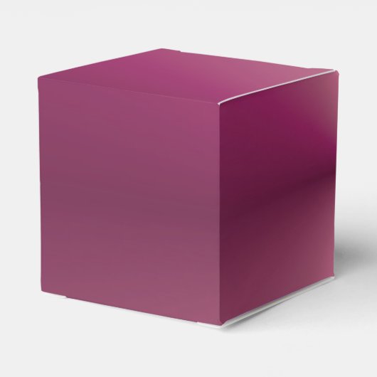 Glamor Pink Paarse Moderne Elegant Sjabloon Bedankdoosjes (Achterkant)