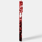 Glamor Red Glitter sparkles Personaliseert Case-Mate iPhone Case (Achterkant / Rechts)