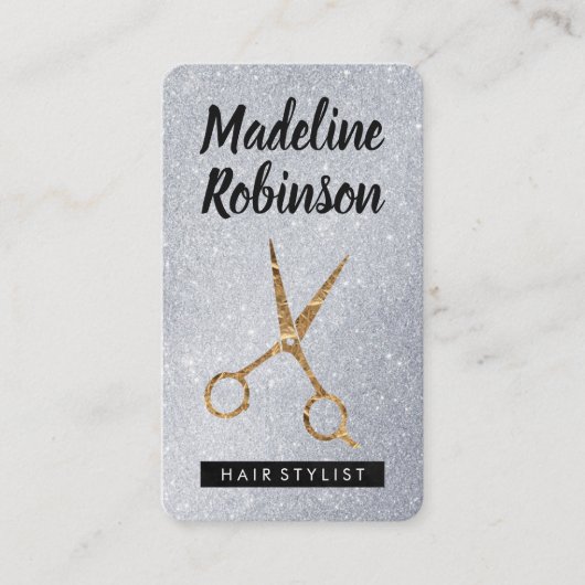 Glamor Salon Shears Afsprakenkaartje (Voorkant)