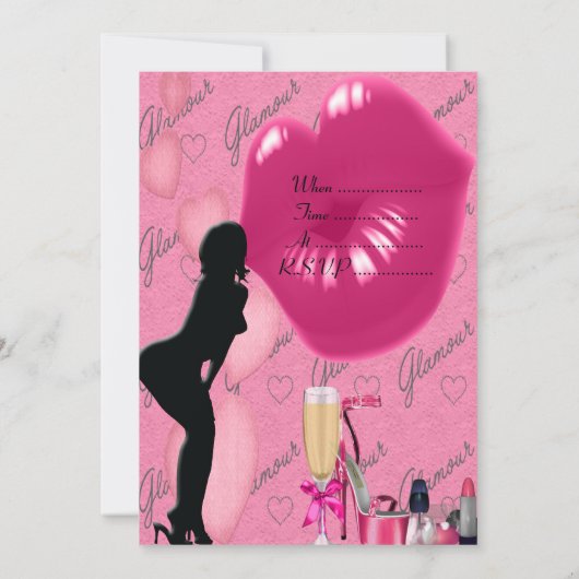 Glamor - Uitnodiging (Achterkant)