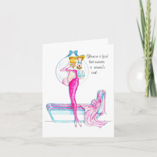 Glamor Vanity kaart/ moet naar binnen kijken! Kaart