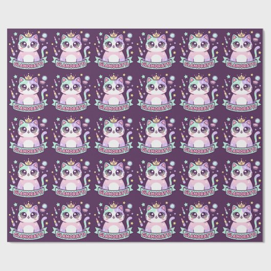Glamoratti Kat Cadeaupapier (Vlak)
