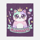 Glamoratti Kat Fleece Deken (Voorkant)