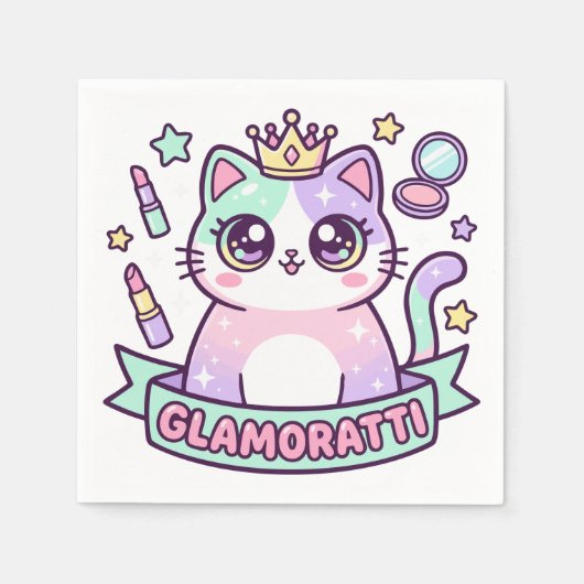 Glamoratti Kat Servet (Voorkant)