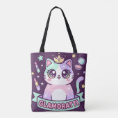 Glamoratti Kat Tote Bag (Achterkant)