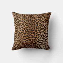 Glamoratti Leopard Print Throw Pillow Kussen