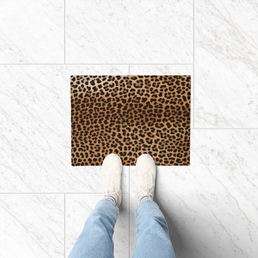 Glamoratti Leopard Print Welcome Mat (Binnen)
