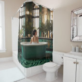 Glamorous 1920s vibes douchegordijn (In situ)