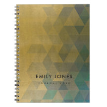 GLAMOROUS AQUA BLUE GOLD FAUX TRIANGULAR PATROON