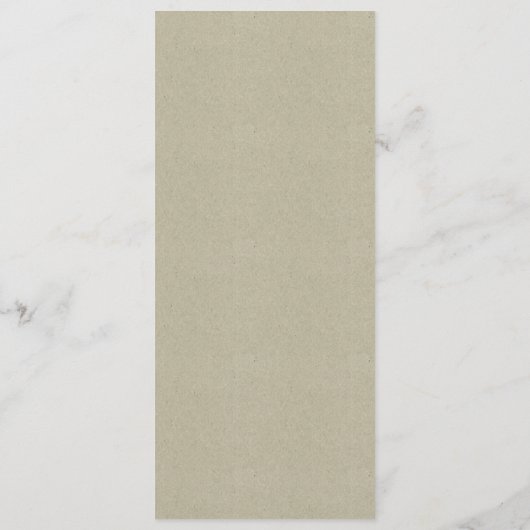 GLAMOROUS BLEEK GOLD WHITE KRAFT LOTUS FLORAL MENU (Achterkant)