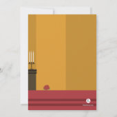 Glamorous Bride Afro-Amerikaanse Vrijgezellenfeest Kaart (Achterkant)