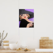 GLAMOROUS ERA LADY VAN 40, POSTER (Keuken)