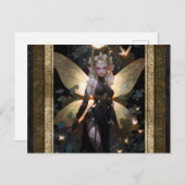 Glamorous Fairy Meisje Fantasy Kunst Briefkaart (Voorkant / Achterkant)