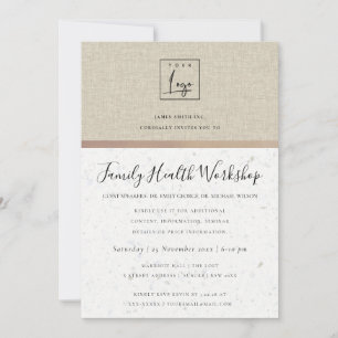 GLAMOROUS FAUX GOLD SEMINAR CORPORATE TALK EVAL KAART