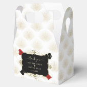 Glamorous Gold Casino Vegas Poker Wedding Bedankdoosjes (Geopend)