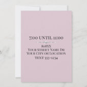 Glamorous Gold VIP op Roze Kaart (Achterkant)