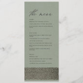 GLAMOROUS KOPER SILVER STIPPEN MOSAIC MENU (Voorkant)