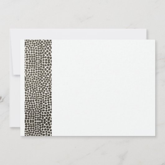 GLAMOROUS KOPER SILVER STIPPEN MOSAIC VERLOVING KAART (Achterkant)