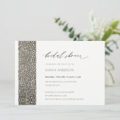 GLAMOROUS KOPER SILVER STIPPEN MOSAIC VRIJGEZELLEN KAART (Staand voorkant)