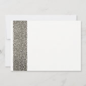 GLAMOROUS KOPER SILVER STIPPEN MOSAIC VRIJGEZELLEN KAART (Achterkant)