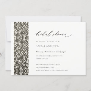 GLAMOROUS KOPER SILVER STIPPEN MOSAIC VRIJGEZELLEN KAART