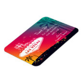 Glamorous Las Vegas bruiloft dank u Magneet (Linkerzijde)