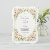 Glamorous Regency Garden Wedding by Bridgerton Kaart (Staand voorkant)