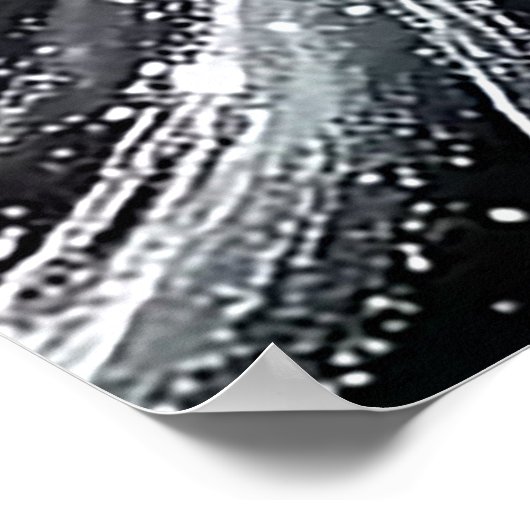 Glamorous Sparkle Lady in Red Hat Poster (Hoek)