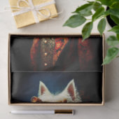 Glamorous Steampunk Westie Dog EZ6L Decoupage Tissuepapier (Geschenk)