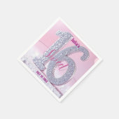 Glamorous  Stylish Chic Rhinestone Sweet Sixteen Servet (Hoek)