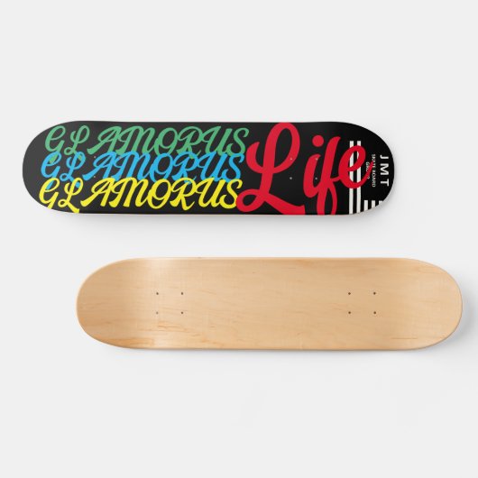GLAMORUS LIFE JMT 7 3/4" Skateboard Deck (Horizontaal)