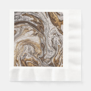 glamour 001 vloeibare bruine kleuren papieren zakd servet